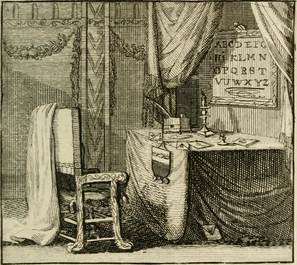 An illustration from Joannes Michaelis von der Ketten ... Apelles symbolicus, 1699, leaf 288