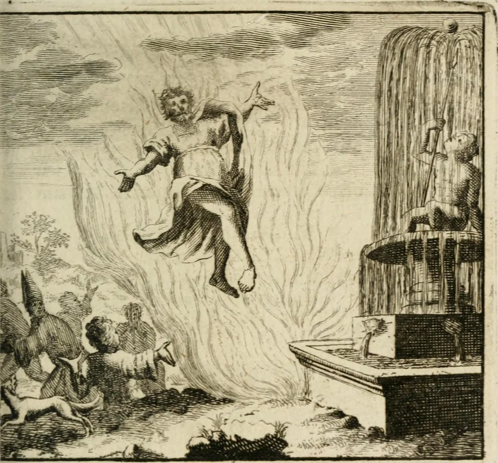 An illustration from Joannes Michaelis von der Ketten ... Apelles symbolicus, 1699, leaf 454