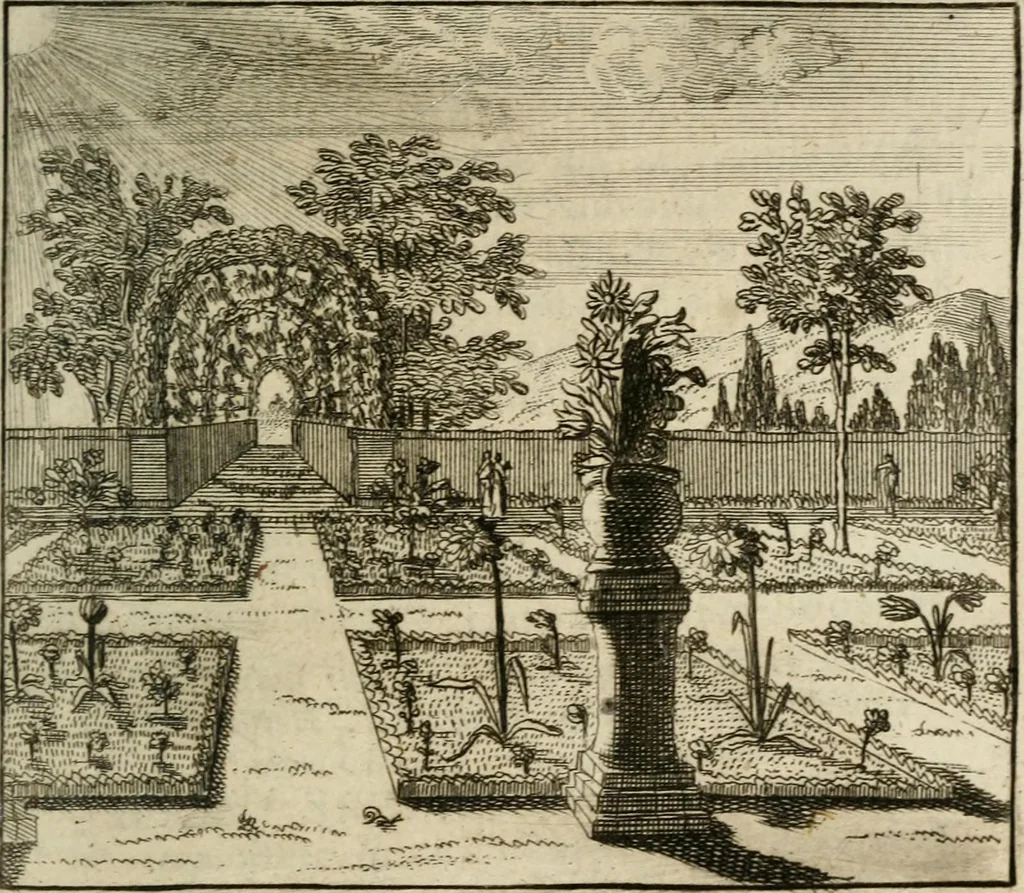An illustration from Joannes Michaelis von der Ketten ... Apelles symbolicus, 1699, leaf 48