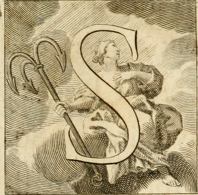 An illustration from Joannis Ciampini Romani, magistri brevium gratiae ... Opera, in tres tomos distributa : acesserunt eiusdem Ciampini opuscula quaedam selectiora : item appendix, seu notae, in quibus nonnulla post eius obitum innovata recensentur : ac demum auctoris vita, nunc primùm ipsius operibus addita, 1747, leaf 10