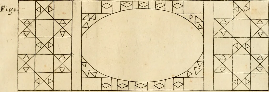 An illustration from Joannis Ciampini Romani, magistri brevium gratiae ... Opera, in tres tomos distributa : acesserunt eiusdem Ciampini opuscula quaedam selectiora : item appendix, seu notae, in quibus nonnulla post eius obitum innovata recensentur : ac demum auctoris vita, nunc primùm ipsius operibus addita, 1747, leaf 180