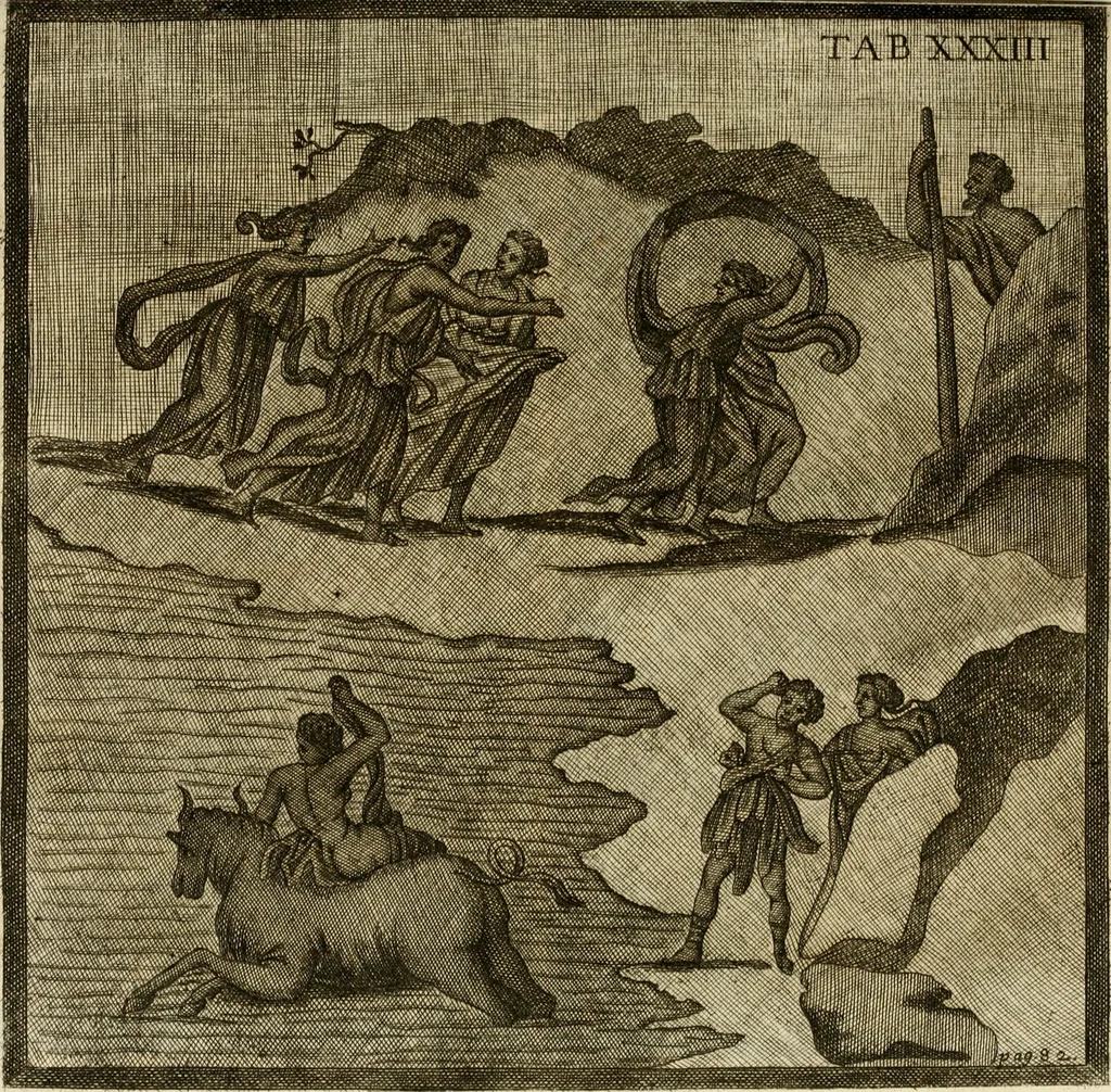 An illustration from Joannis Ciampini Romani, magistri brevium gratiae ... Opera, in tres tomos distributa : acesserunt eiusdem Ciampini opuscula quaedam selectiora : item appendix, seu notae, in quibus nonnulla post eius obitum innovata recensentur : ac demum auctoris vita, nunc primùm ipsius operibus addita, 1747, leaf 188