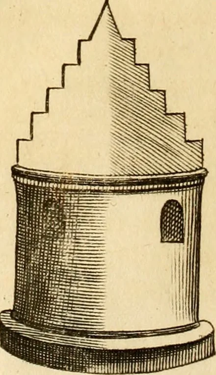 An illustration from Joannis Ciampini Romani, magistri brevium gratiae ... Opera, in tres tomos distributa : acesserunt eiusdem Ciampini opuscula quaedam selectiora : item appendix, seu notae, in quibus nonnulla post eius obitum innovata recensentur : ac demum auctoris vita, nunc primùm ipsius operibus addita, 1747, leaf 287