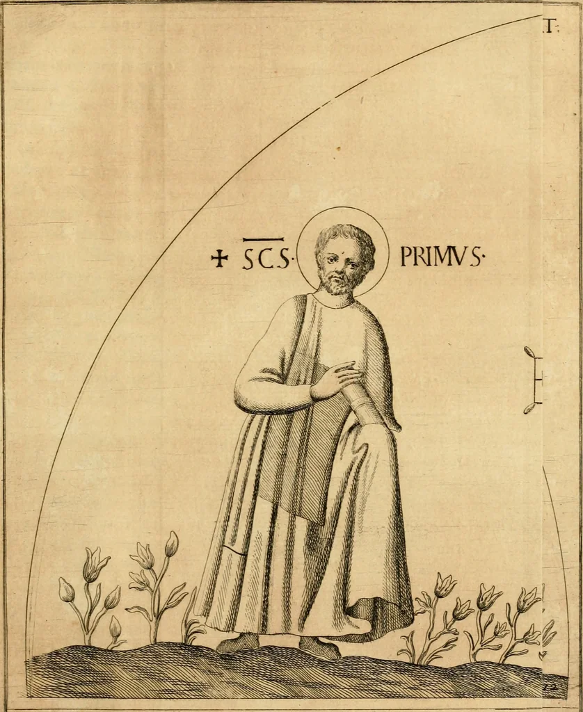 An illustration from Joannis Ciampini Romani, magistri brevium gratiae ... Opera, in tres tomos distributa : acesserunt eiusdem Ciampini opuscula quaedam selectiora : item appendix, seu notae, in quibus nonnulla post eius obitum innovata recensentur : ac demum auctoris vita, nunc primùm ipsius operibus addita, 1747, leaf 194