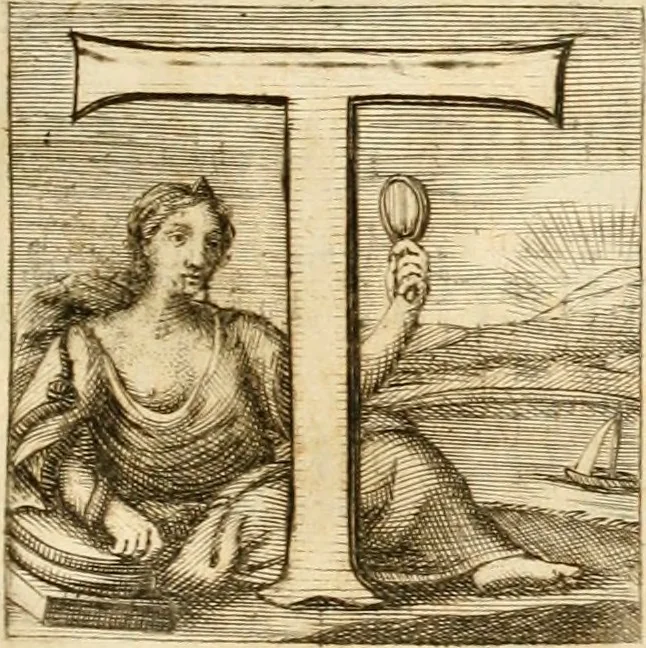 An illustration from Joannis Ciampini Romani, magistri brevium gratiae ... Opera, in tres tomos distributa : acesserunt eiusdem Ciampini opuscula quaedam selectiora : item appendix, seu notae, in quibus nonnulla post eius obitum innovata recensentur : ac demum auctoris vita, nunc primùm ipsius operibus addita, 1747, leaf 338