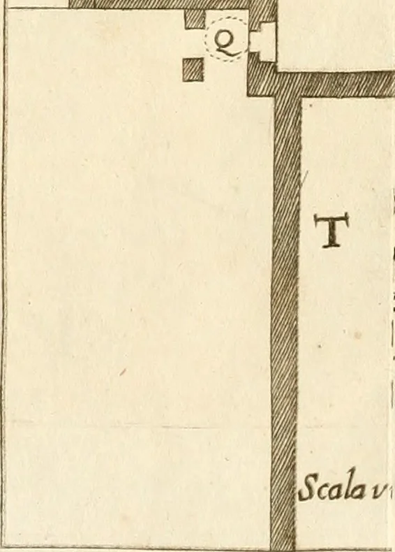 An illustration from Joannis Ciampini Romani, magistri brevium gratiae ... Opera, in tres tomos distributa : acesserunt eiusdem Ciampini opuscula quaedam selectiora : item appendix, seu notae, in quibus nonnulla post eius obitum innovata recensentur : ac demum auctoris vita, nunc primùm ipsius operibus addita, 1747, leaf 602