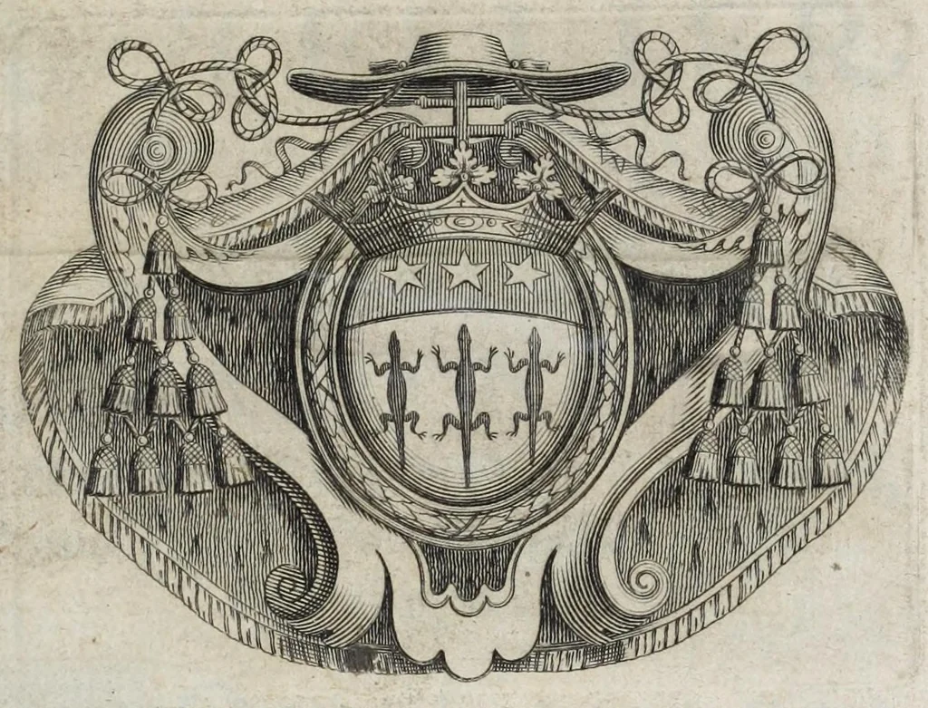 An illustration from Joannis Harduini Soc. Jesu presbyteri Nummi antiqui populorum et urbium illustrati, 1684, leaf 7