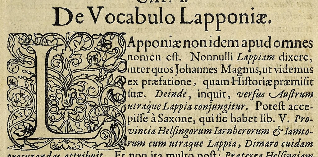 An illustration from Joannis Schefferi Argentoratensis Lapponia, id est, Regionis Lapponum et gentis nova et verissima descriptio : in qua multa de origine, superstitione, sacris magicis, victu, cultu, negotiis Lapponum, item animalium, metallorumque indole, quae in terris eorum proveniunt, hactenus incognita produntur, & eiconibus adjectis cum cura illustrantur, 1673, leaf 25
