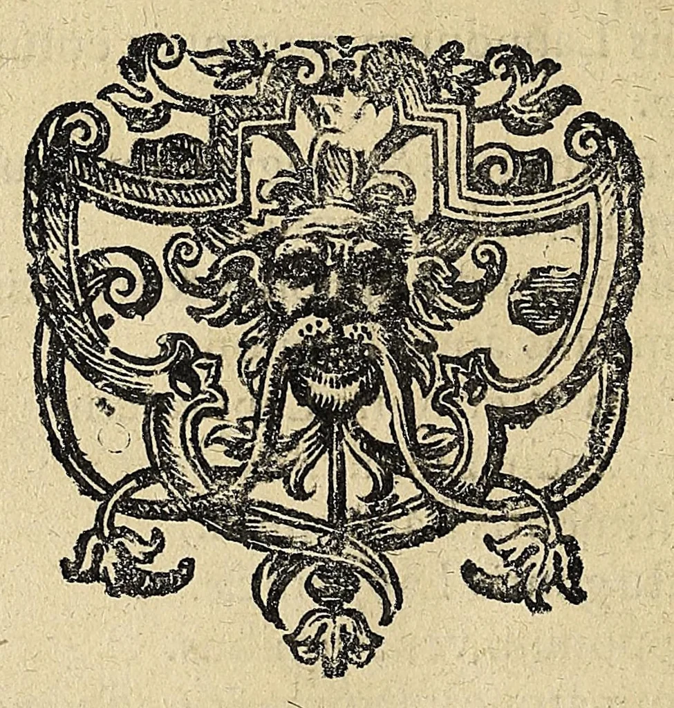 An illustration from Joannis Schefferi Argentoratensis Lapponia, id est, Regionis Lapponum et gentis nova et verissima descriptio : in qua multa de origine, superstitione, sacris magicis, victu, cultu, negotiis Lapponum, item animalium, metallorumque indole, quae in terris eorum proveniunt, hactenus incognita produntur, & eiconibus adjectis cum cura illustrantur, 1673, leaf 404