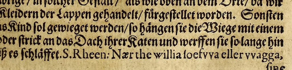An illustration from Joannis SchefferI von Strassburg Lappland, : das ist: Neue und wahrhafftige Beschreibung von Lappland und dessen Einwohnern; worin viel bisshero unbekandte Sachen von der Lappen Ankunfft, Aberglauben, Zauberkünsten, Nahrung, Kleidern, Geschäfften, wie auch von den Thieren und Metallen so es in ihrem Lande giebet, erzählet, und mit unterschiedlichen Figuren fürgestellet worden, 1675, leaf 363