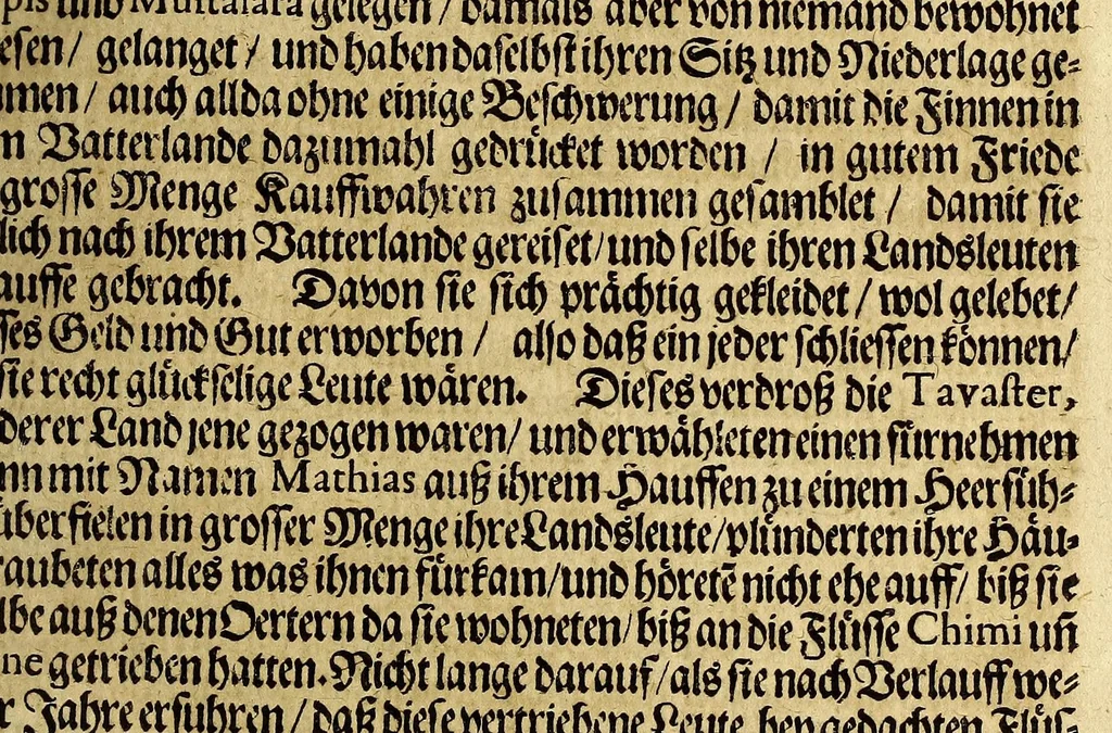 An illustration from Joannis SchefferI von Strassburg Lappland, : das ist: Neue und wahrhafftige Beschreibung von Lappland und dessen Einwohnern; worin viel bisshero unbekandte Sachen von der Lappen Ankunfft, Aberglauben, Zauberkünsten, Nahrung, Kleidern, Geschäfften, wie auch von den Thieren und Metallen so es in ihrem Lande giebet, erzählet, und mit unterschiedlichen Figuren fürgestellet worden, 1675, leaf 73