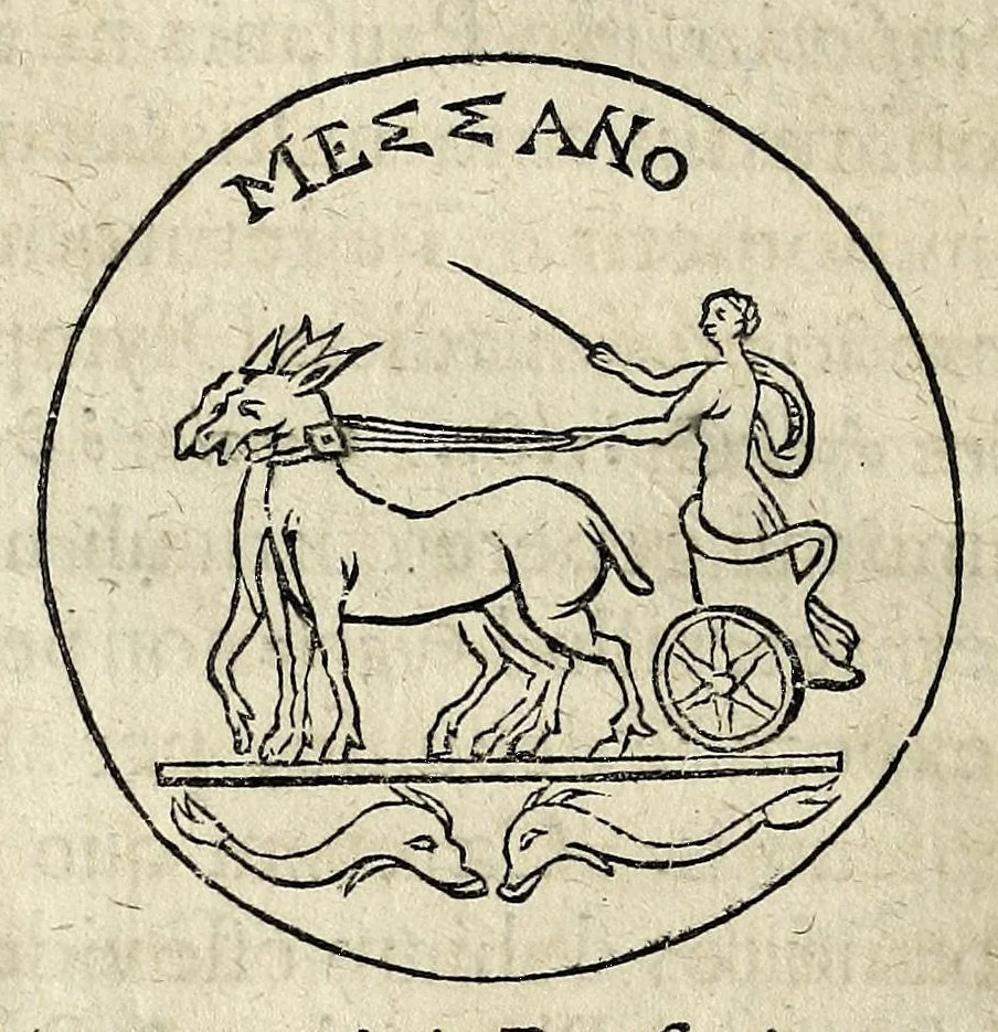 An illustration from Joannis Schefferi Argentoratensis De re vehiculari veterum libri duo. Accedit Pyrrhi Ligorii V.C. De vehiculis fragmentum : nunquam ante publicatum, ex bibliotheca Sereniss. Reg. Christinae, cum ejusdem I. Schefferi Arg. annotationibus, 1671, leaf 452