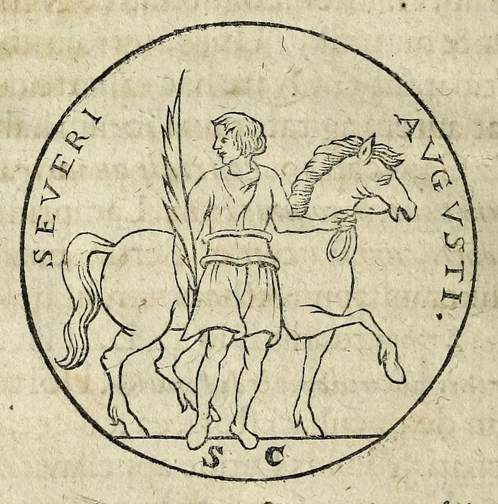 An illustration from Joannis Schefferi Argentoratensis De re vehiculari veterum libri duo. Accedit Pyrrhi Ligorii V.C. De vehiculis fragmentum : nunquam ante publicatum, ex bibliotheca Sereniss. Reg. Christinae, cum ejusdem I. Schefferi Arg. annotationibus, 1671, leaf 456