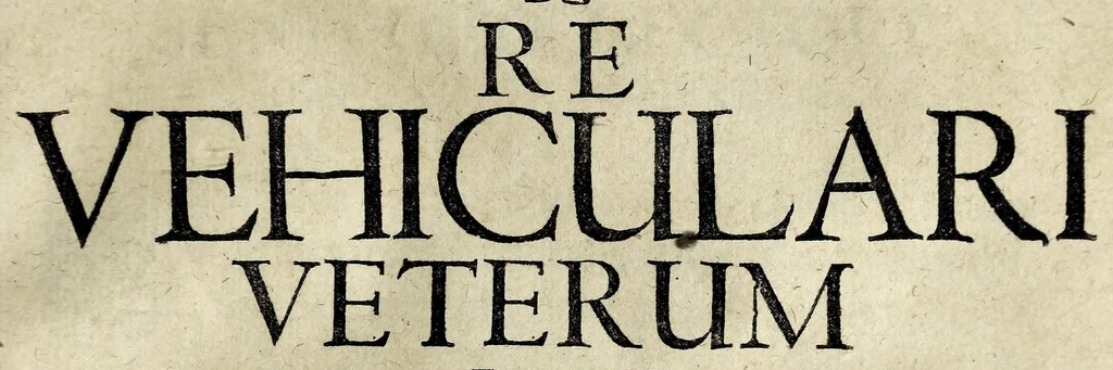 An illustration from Joannis Schefferi Argentoratensis De re vehiculari veterum libri duo. Accedit Pyrrhi Ligorii V.C. De vehiculis fragmentum : nunquam ante publicatum, ex bibliotheca Sereniss. Reg. Christinae, cum ejusdem I. Schefferi Arg. annotationibus, 1671, leaf 9