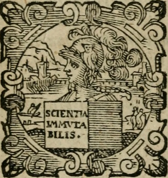An illustration from Joannis Valentini Andreae Memorialia, benevolentium honori, amori et condolentiae data, 1619, leaf 2