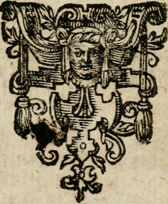 An illustration from Joannis Valentini Andreae Memorialia, benevolentium honori, amori et condolentiae data, 1619, leaf 87