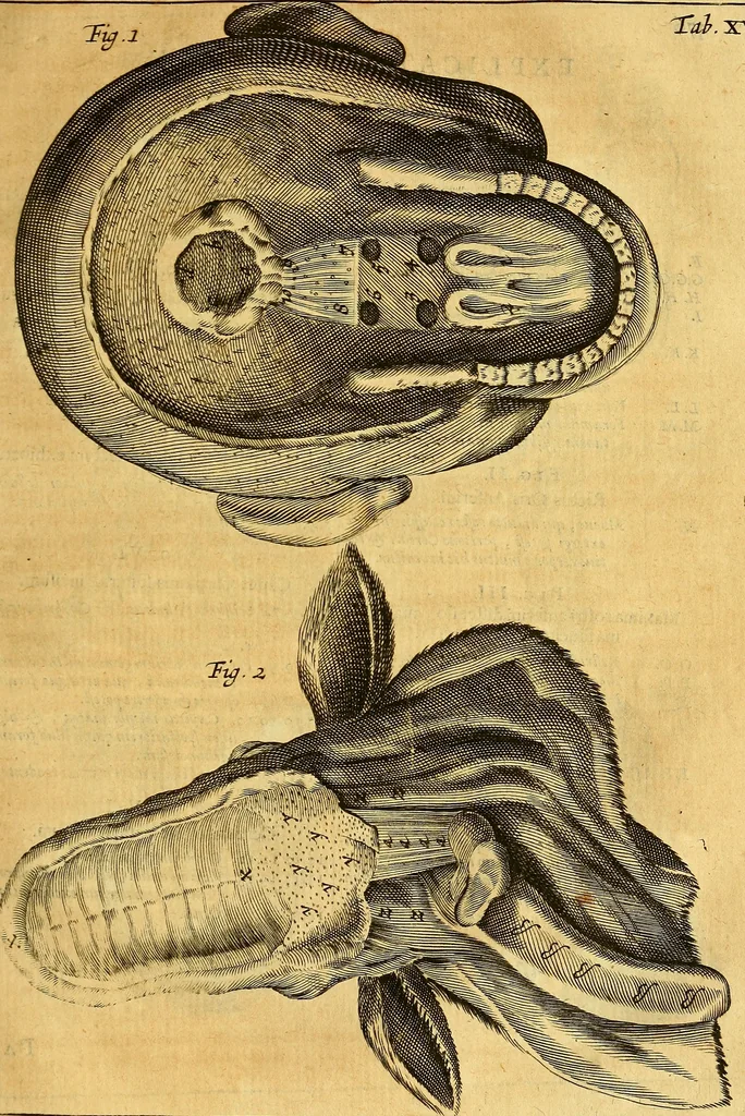 An illustration from Joannis Veslingii, equitus, professoris quondam Patavini, & c., Syntagma anatomicum, commentario atque appendice ex veterum, recentiorum, propriisque, observationibus, 1666, leaf 506