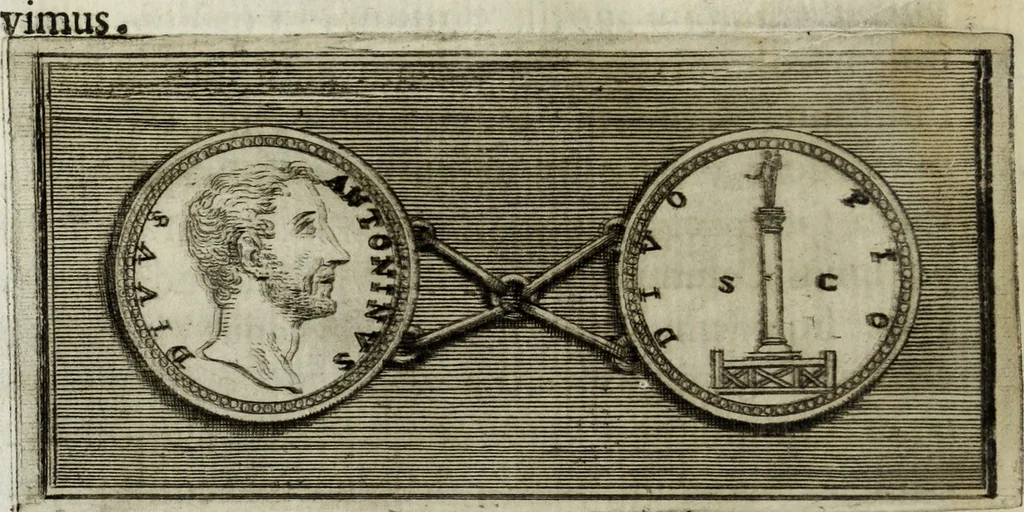 An illustration from Joannis Vignolii Petilianensis De columna Imperatoris Antonini Pii dissertatio, 1705, leaf 147