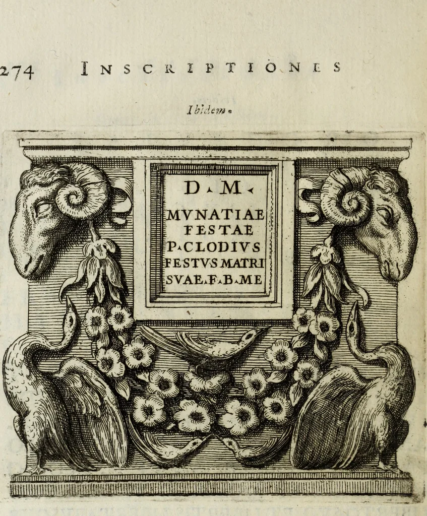 An illustration from Joannis Vignolii Petilianensis De columna Imperatoris Antonini Pii dissertatio, 1705, leaf 303