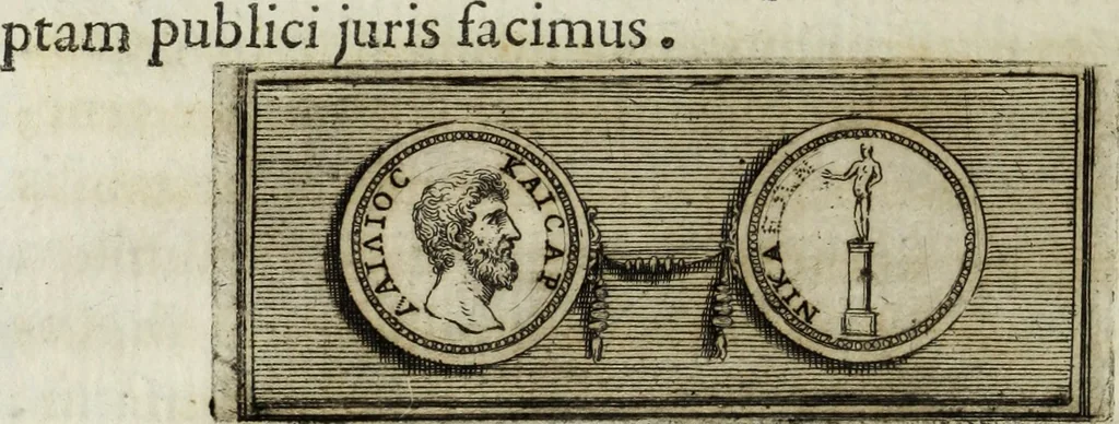 An illustration from Joannis Vignolii Petilianensis De columna Imperatoris Antonini Pii dissertatio, 1705, leaf 69