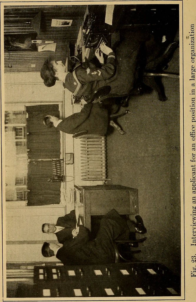 An illustration from The job, the man, the boss, 1914, leaf 119