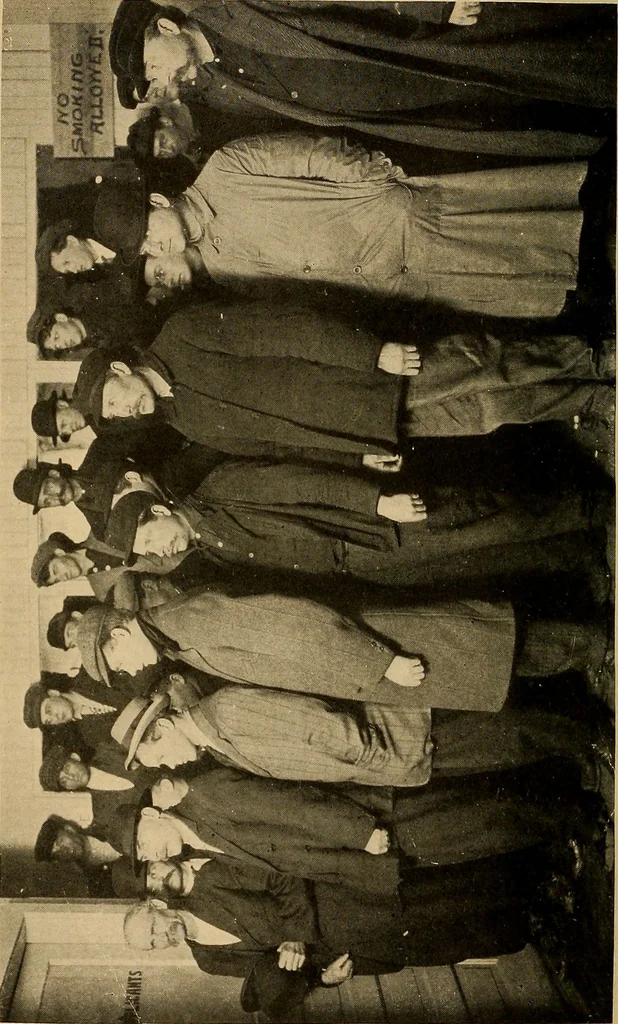An illustration from The job, the man, the boss, 1914, leaf 7