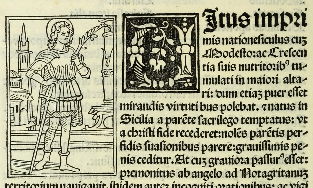 An illustration from Jocobi Gualle jureconsulti Papie sanctuarium, 1505, leaf 126
