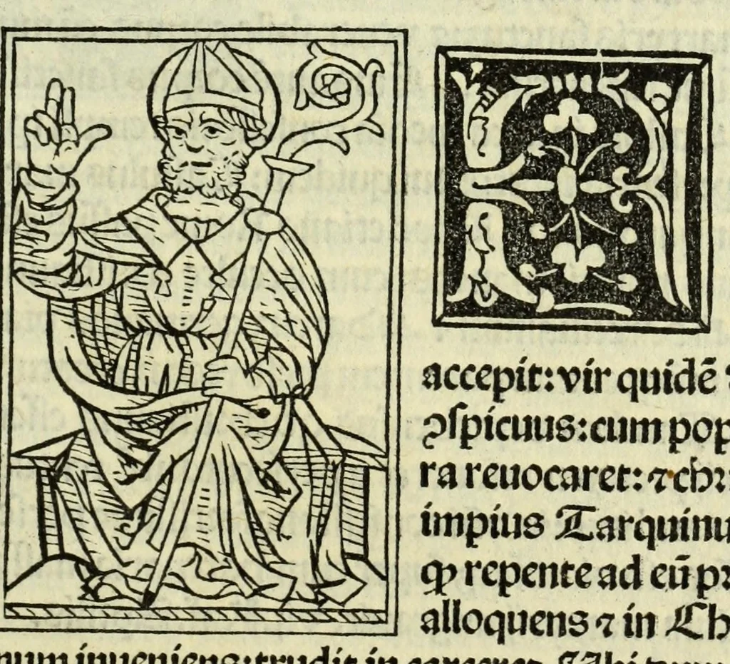 An illustration from Jocobi Gualle jureconsulti Papie sanctuarium, 1505, leaf 139