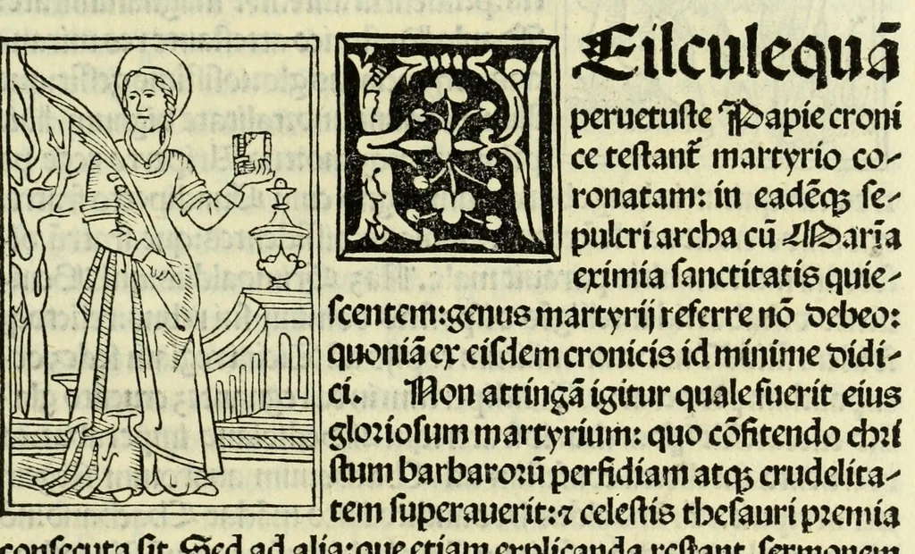 An illustration from Jocobi Gualle jureconsulti Papie sanctuarium, 1505, leaf 145