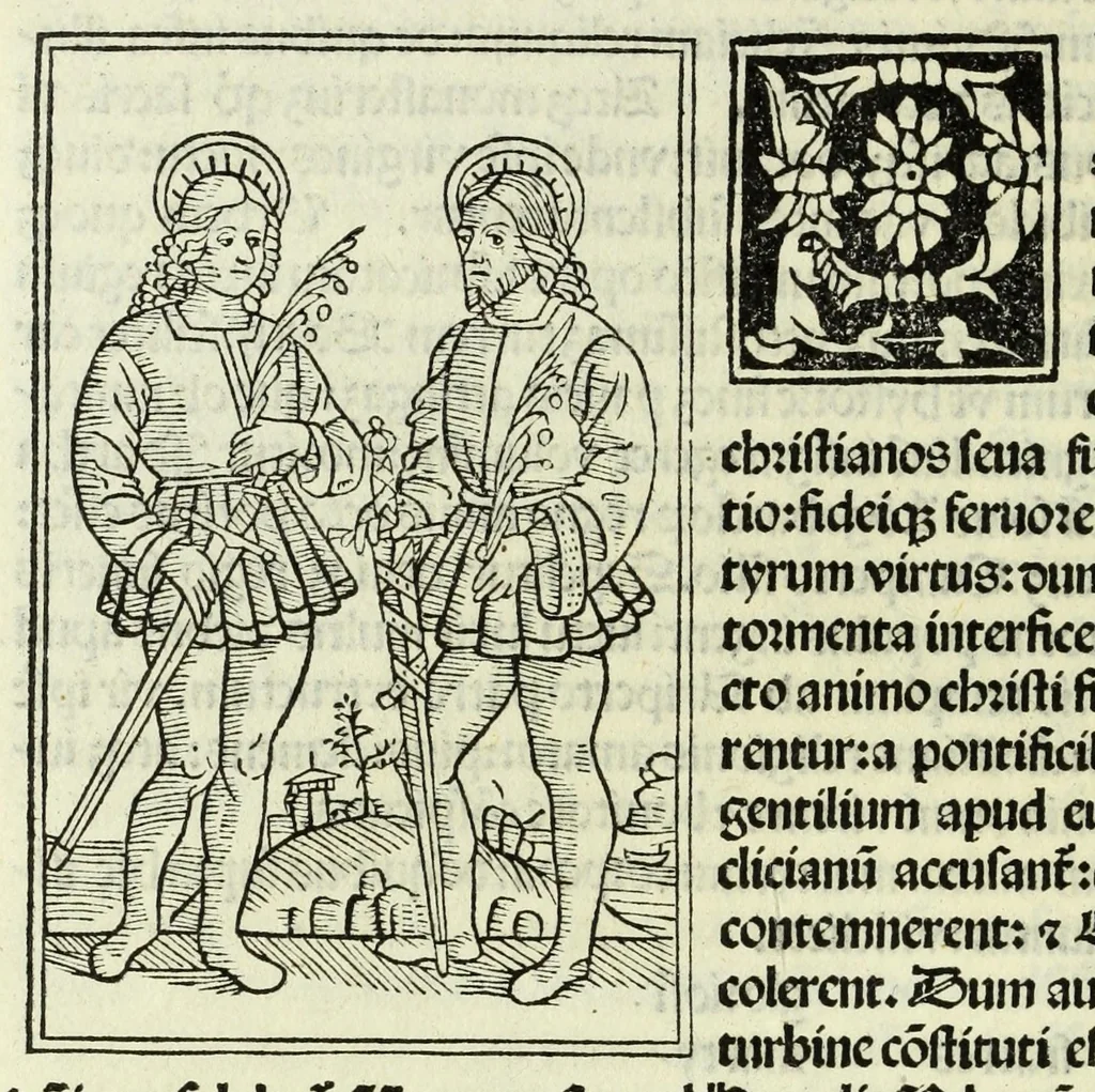 An illustration from Jocobi Gualle jureconsulti Papie sanctuarium, 1505, leaf 150
