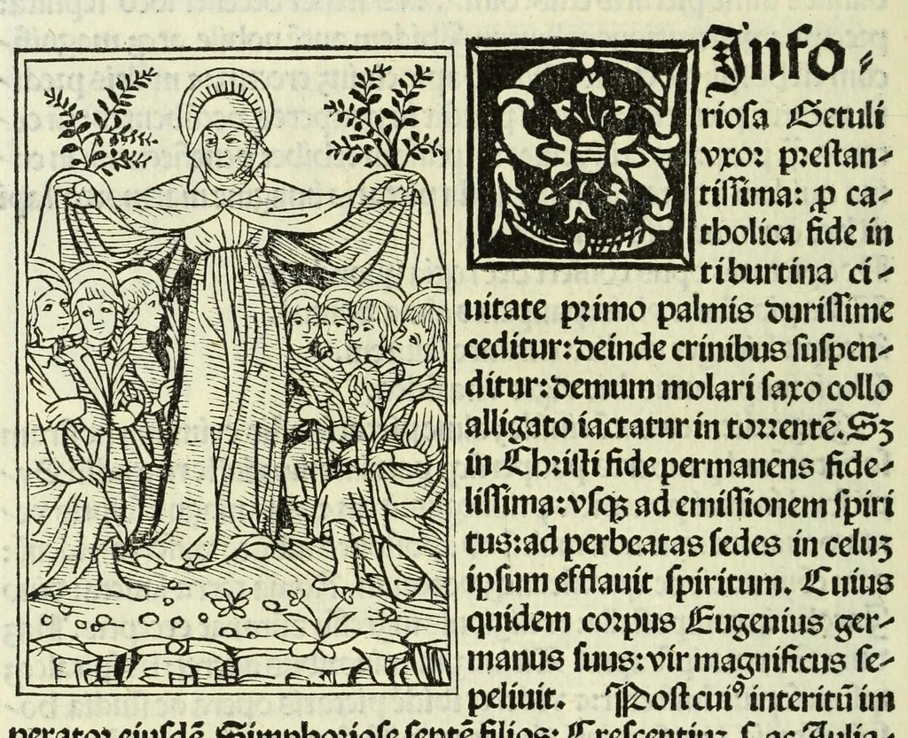 An illustration from Jocobi Gualle jureconsulti Papie sanctuarium, 1505, leaf 166