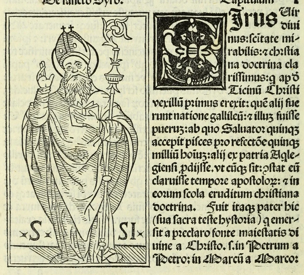 An illustration from Jocobi Gualle jureconsulti Papie sanctuarium, 1505, leaf 18