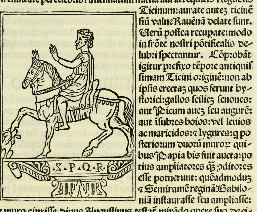 An illustration from Jocobi Gualle jureconsulti Papie sanctuarium, 1505, leaf 187