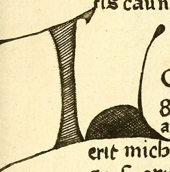 An illustration from Jo. Danielis Schoepflini consil. reg. ac Franciæ historiogr. : vindiciæ typographicæ, 1760, leaf 188