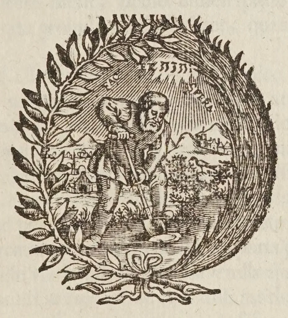 An illustration from Joh. Alphonsus Borellus ... De vi percussionis, et motionibus naturalibus a gravitate pendentibus, sive Introductiones & illustrationes physico-mathematicae apprimè necessariae ad opus ejus intelligendum De motu animalium unà cum ejusdem auctoris responsionibus in animadversiones ... Stephani de Angelis ad librum De vi percussionis, 1686, leaf 15
