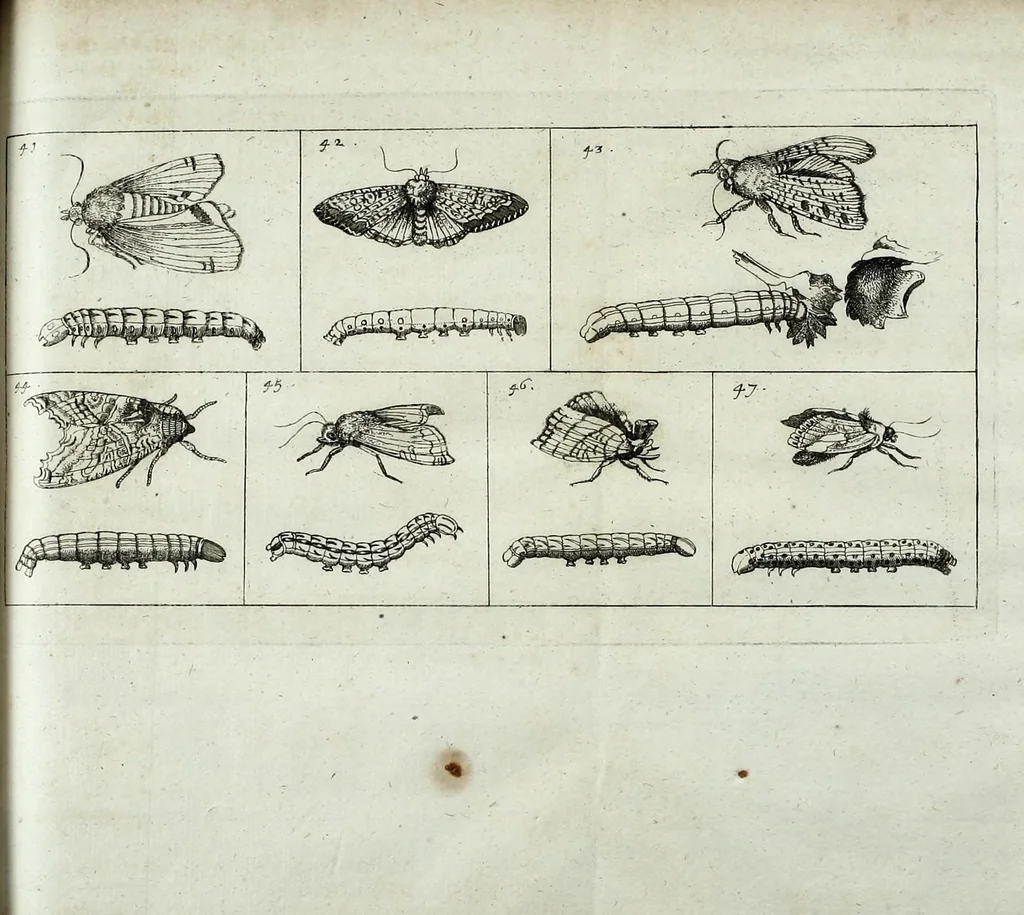 An illustration from Johannes Godartius Of insects, 1682, leaf 103