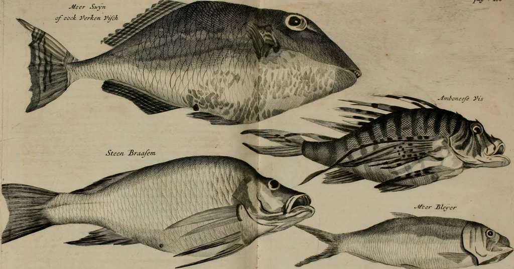 An illustration from Johan Nieuhofs Gedenkweerdige Brasiliaense zee- en lant- reize. : Behelzende al het geen op dezelve is voorgevallen. Beneffens een bondige beschrijving van gantsche Neerlants Brasil, zoo van lantschappen, steden, dieren, gewassen, als draghten, zeden en godsdienst der inwoonders: en ��inzonderheit ein wijtloopig verhael der merkwaardigste voorvallen en geschiedenissen, die zich, geduurende zijn negenjarigh verblijf in Brasil, in d'oorlogen en opstant der Portugesen tegen d'onzen, zich sedert het jaer 1640. tot 1649. hebben toegedragen. Door gaens verçiert met verscheide afbeeldingen, na't leven aldaer getekent, 1682, leaf 617