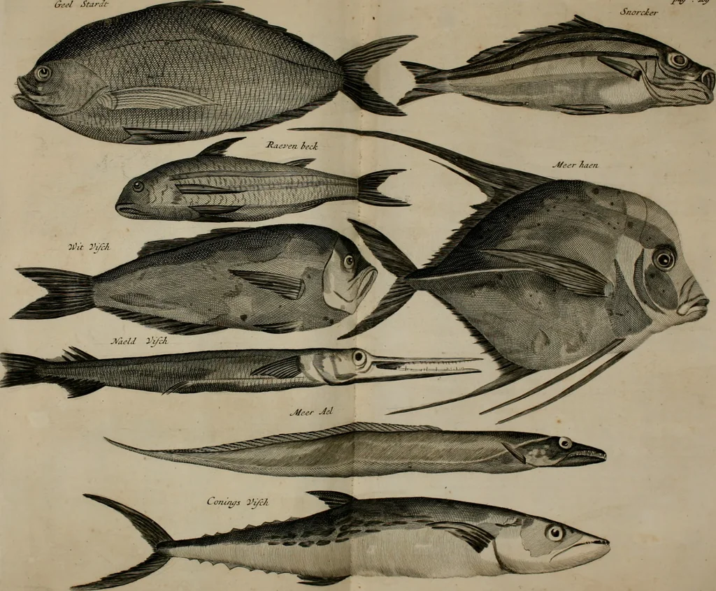 An illustration from Johan Nieuhofs Gedenkweerdige Brasiliaense zee- en lant- reize. : Behelzende al het geen op dezelve is voorgevallen. Beneffens een bondige beschrijving van gantsche Neerlants Brasil, zoo van lantschappen, steden, dieren, gewassen, als draghten, zeden en godsdienst der inwoonders: en ��inzonderheit ein wijtloopig verhael der merkwaardigste voorvallen en geschiedenissen, die zich, geduurende zijn negenjarigh verblijf in Brasil, in d'oorlogen en opstant der Portugesen tegen d'onzen, zich sedert het jaer 1640. tot 1649. hebben toegedragen. Door gaens verçiert met verscheide afbeeldingen, na't leven aldaer getekent, 1682, leaf 619