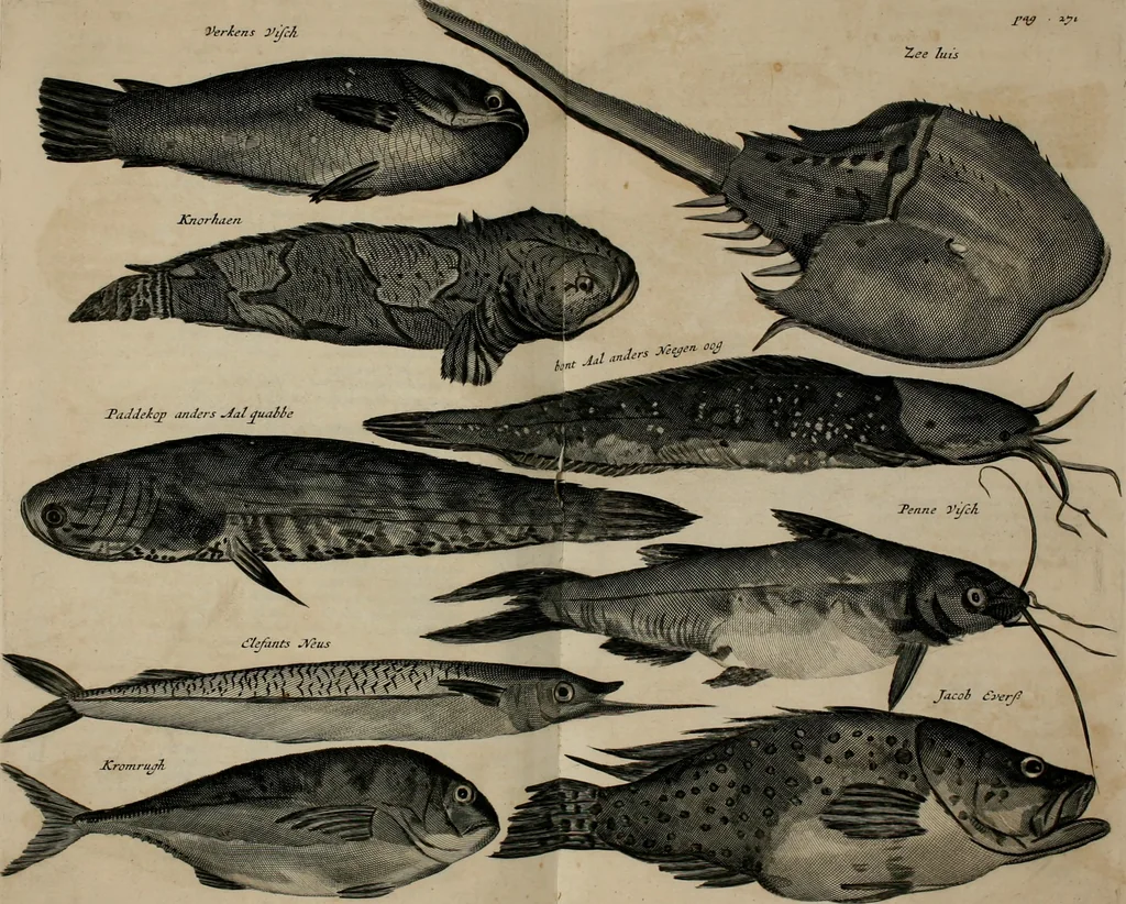 An illustration from Johan Nieuhofs Gedenkweerdige Brasiliaense zee- en lant- reize. : Behelzende al het geen op dezelve is voorgevallen. Beneffens een bondige beschrijving van gantsche Neerlants Brasil, zoo van lantschappen, steden, dieren, gewassen, als draghten, zeden en godsdienst der inwoonders: en ��inzonderheit ein wijtloopig verhael der merkwaardigste voorvallen en geschiedenissen, die zich, geduurende zijn negenjarigh verblijf in Brasil, in d'oorlogen en opstant der Portugesen tegen d'onzen, zich sedert het jaer 1640. tot 1649. hebben toegedragen. Door gaens verçiert met verscheide afbeeldingen, na't leven aldaer getekent, 1682, leaf 623