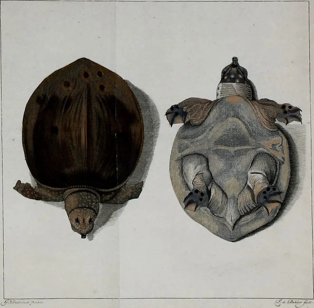 An illustration from Johannis Alberti Schlosser medicinae doctoris ... Epistola ad virum expertissimum, peritissimumque Ferdinandum Dejean ... De lacerta Amboinensi .., 1768, leaf 152