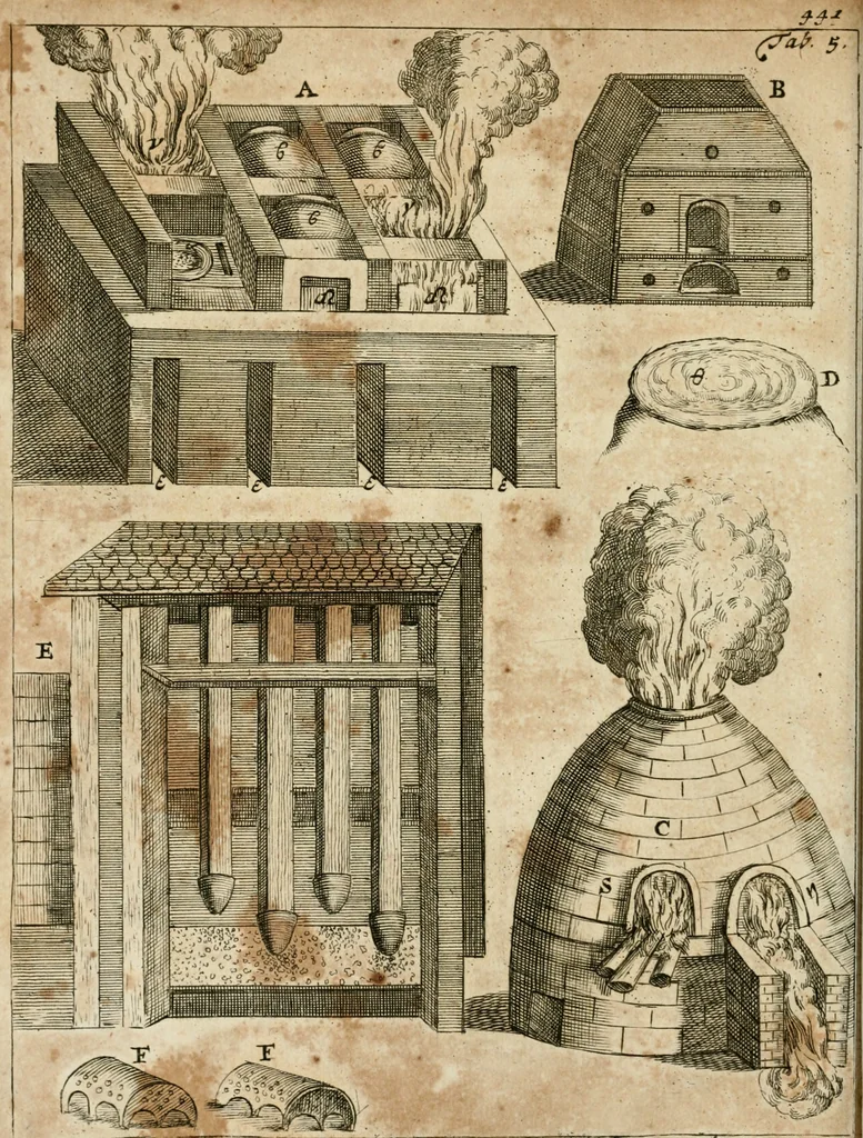 An illustration from Johannis Conradi Barchusen Elementa chemiae, quibius subjuncta est, Confectura lapidis philosophici, imaginibus repraesentata, 1718, leaf 471
