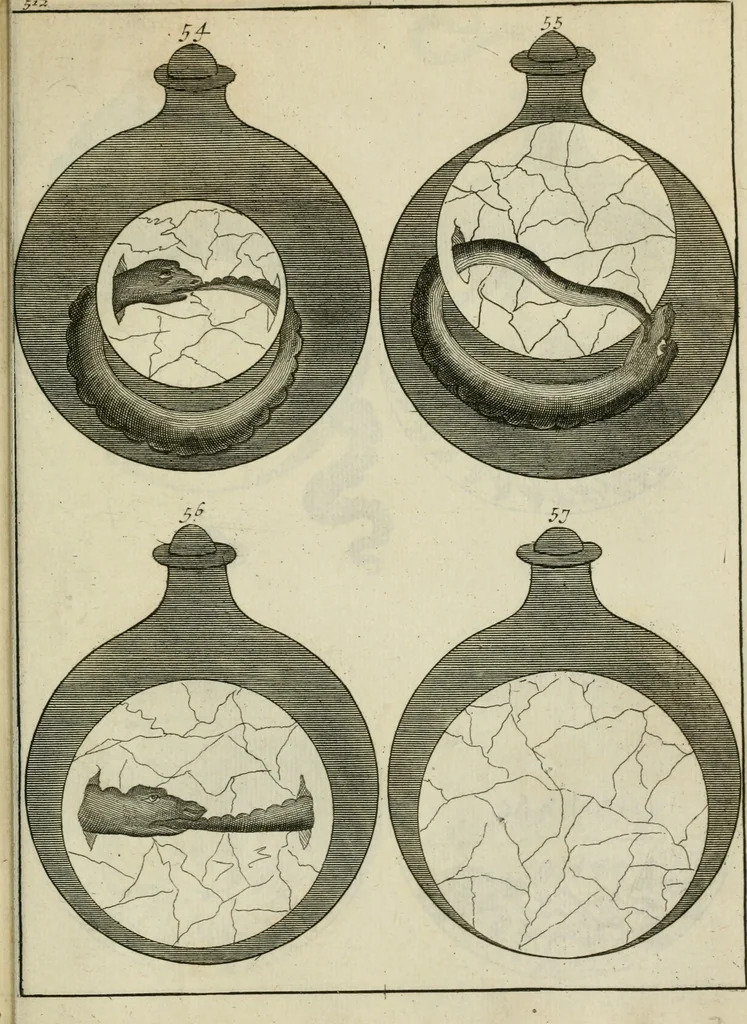 An illustration from Johannis Conradi Barchusen Elementa chemiae, quibius subjuncta est, Confectura lapidis philosophici, imaginibus repraesentata, 1718, leaf 568
