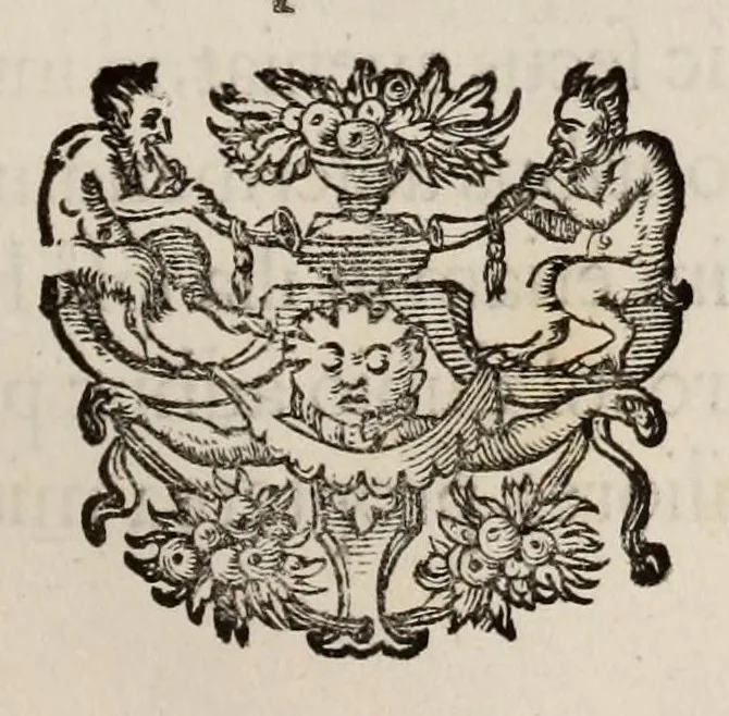 An illustration from Johannis Hevelii Selenographia, sive, Lunae descriptio : atque accurata, tam macularum ejus, quam motuum diversorum, aliarumque omnium vicissitudinum, phasiumque, telescopii ope deprehensarum, delineatio in quâ simul caeterorum omnium planetarum nativa facies, variaeque observationes, praesertim autem macularum solarium, atque jovialium, tubospicillo acquisitae, figuris accuratissimè aeri incisis, sub aspectum ponuntur : nec non quamplurimae astronomicae, opticae, physicaeque quaestiones proponuntur atque resolvuntur : addita est, lentes expoliendi nova ratio : ut et telescopia diversa construendi, et experiendi, horumq; adminiculo, varias observationes coelestes, inprimis quidem eclipsium, cùm solarium, tum lunarium, exquisitè instituendi, itemq diametros stellarum veras, viâ infallibili, determinandi methodus : eoq; quicquid praeterea circa ejusmodi observationes animadverti debet, perspicuè explicatur. --, 1647, leaf 423