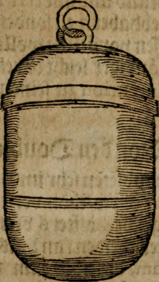 An illustration from Johannis Kunckelii, churfürstl. Brandenb. würcklich bestallt-geheimden Cammer-Dieners, Ars vitraria experimentalis, oder, Vollkommene Glasmacher-Kunst : lehrende, als in einem ... commentario über die ... sieben Bücher P. Anthonii Neri von Florenz, und denen ... Anmerckungen Christophori Merretti ... (so aus den Ital. und Latein. beyde mit Fleiss ins Hochdeutsche übersetzt) die allerkurtz bundigsten Manieren, das reineste Chrystall-Glas, alle gefärbte oder tingirte Gläser, künstliche Edelstein oder Flüsse ... zu machen ... : sampt einem II. Haupt-Thiel, so in drey unterschiedenen Bücher und mehr als 200 Experimenten bestehet, darinnen vom Glasmahlen, Vergulden und Brennen ... Türckisch Pappier, [et]c. ... und viel andere ungemeine Sachen zu machen, gelehret werden : mit einem Anhange von denen Perlen und fast allen natürlichen Edelsteinen .., 1679, leaf 251