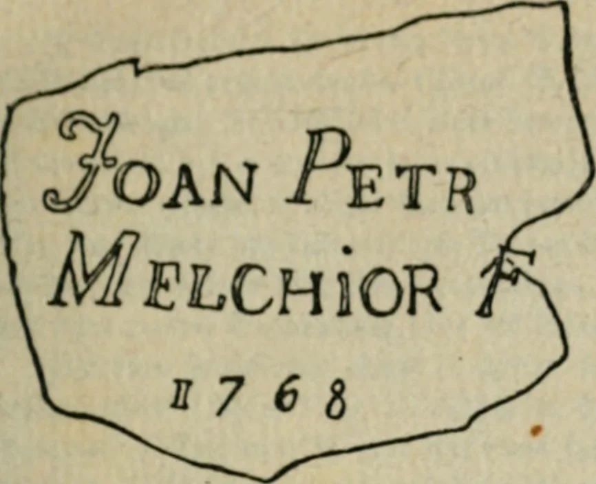 An illustration from Johann Peter Melchior, 1747-1825, 1921, leaf 174