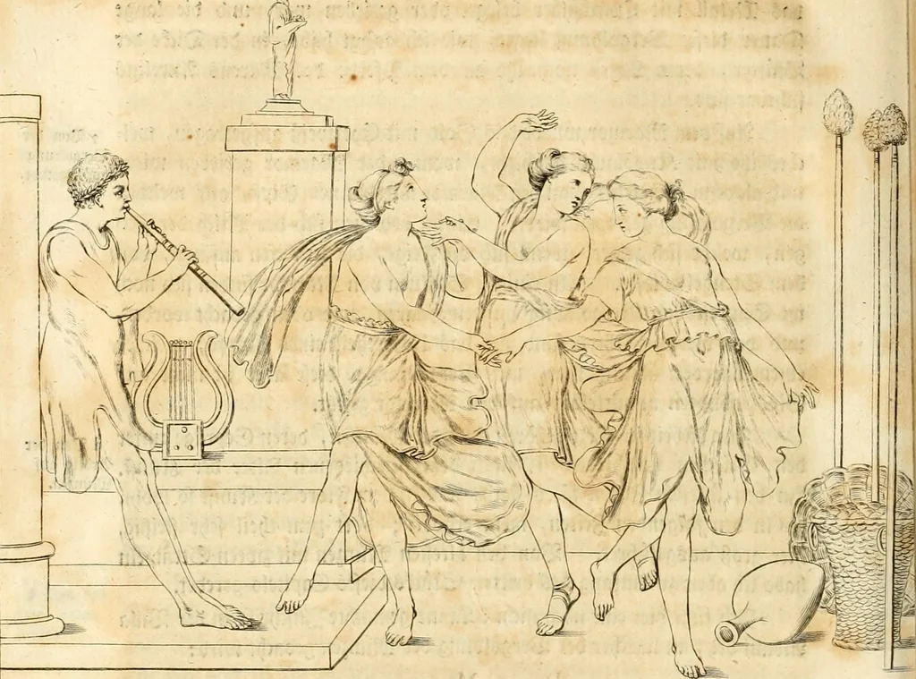 An illustration from Johann Winckelmanns, präsidentens der Alterthümer zu Rom ... Geschichte der Kunst des Alterthums, 1764, leaf 317