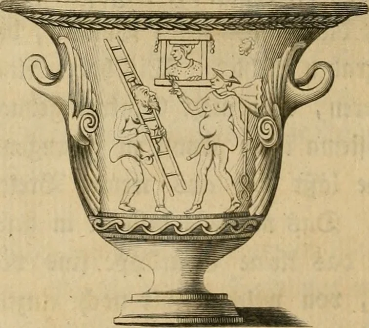 An illustration from Johann Winkelmanns Geschichte der Kunst des Alterthums, 1776, leaf 309