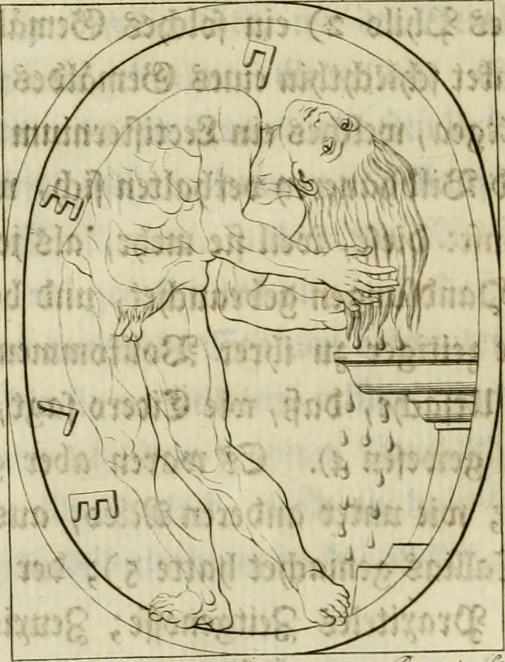 An illustration from Johann Winkelmanns Geschichte der Kunst des Alterthums, 1776, leaf 333