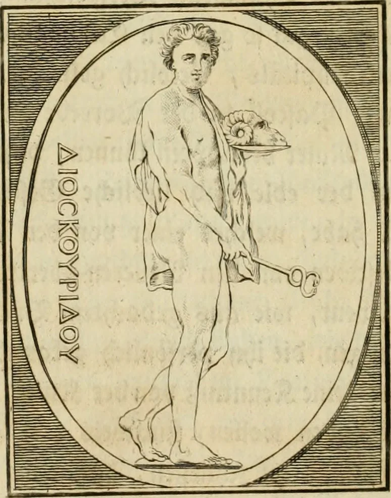 An illustration from Johann Winkelmanns Geschichte der Kunst des Alterthums, 1776, leaf 539