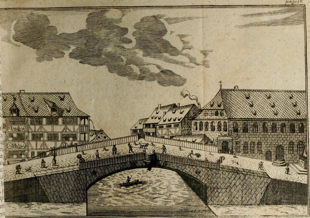 An illustration from Joh. Christophori Wagenseilii De Sacri rom. imperii libera Civitate noribergensi commentatio. Accedit, De Germaniæ, phonascorvm, Von der meister-singer, 1697, leaf 132